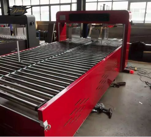 Corrugated Cardboard Carton Automatic PP Belt Strapping Bundling Box Packing Machine